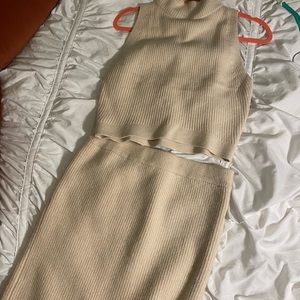 ZARA two piece top and skirt